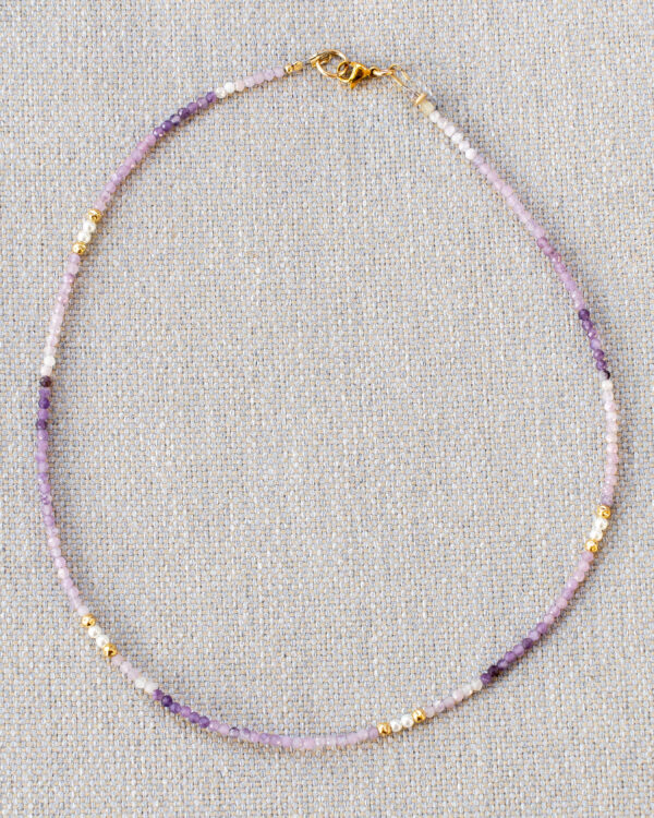 Amethyst stone necklace
