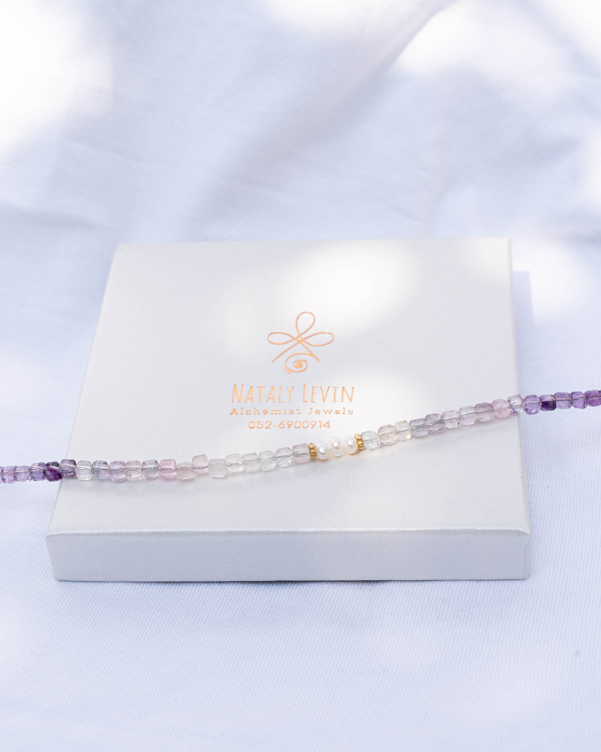 שרשרת אבני אמטיסט – תמונה 3