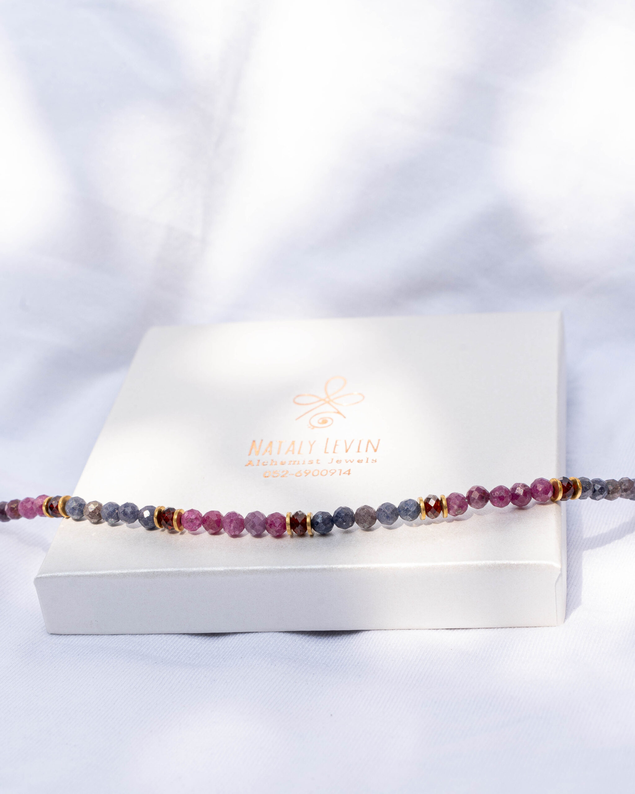 שרשרת רובי, ספיר וגרנט – תמונה 3